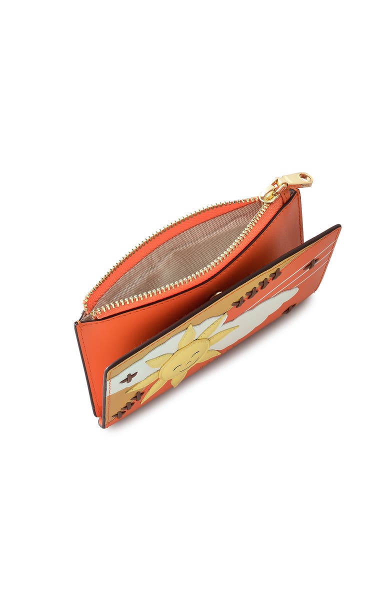 Radley Coin Street - Summer Sun Medium Ziptop Wallet, Alternate, color, Orange Peel