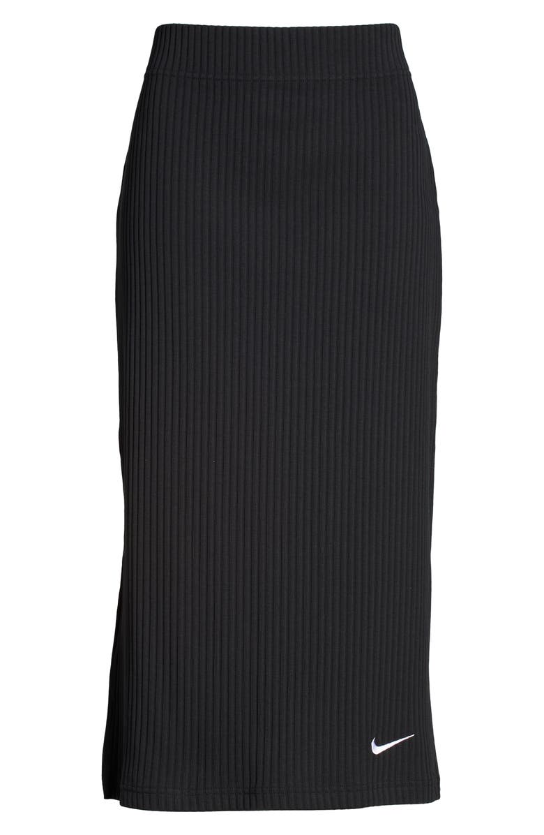 Nike Cotton Blend Rib Skirt, Alternate, color,