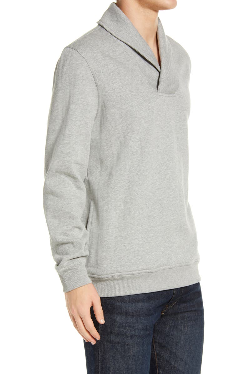 The Normal Brand Fairweather Shawl Collar Sweatshirt, Alternate, color, 