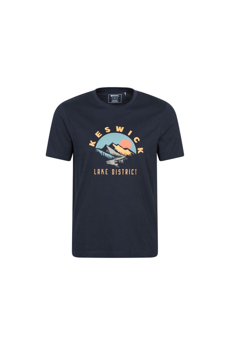 Keswick Short-Sleeved T-Shirt, Main, color, Navy