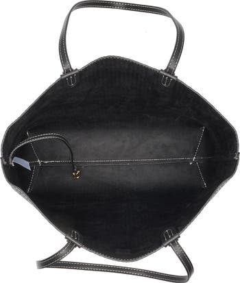 Eva Large Woven Tote Bag & Pouch