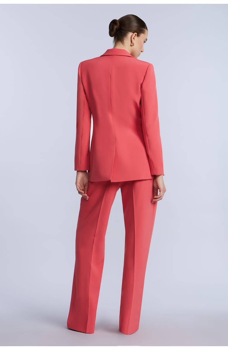 BCBGMAXAZRIA Cady Relaxed Stright Pant, Alternate, color, Cherry Blossom