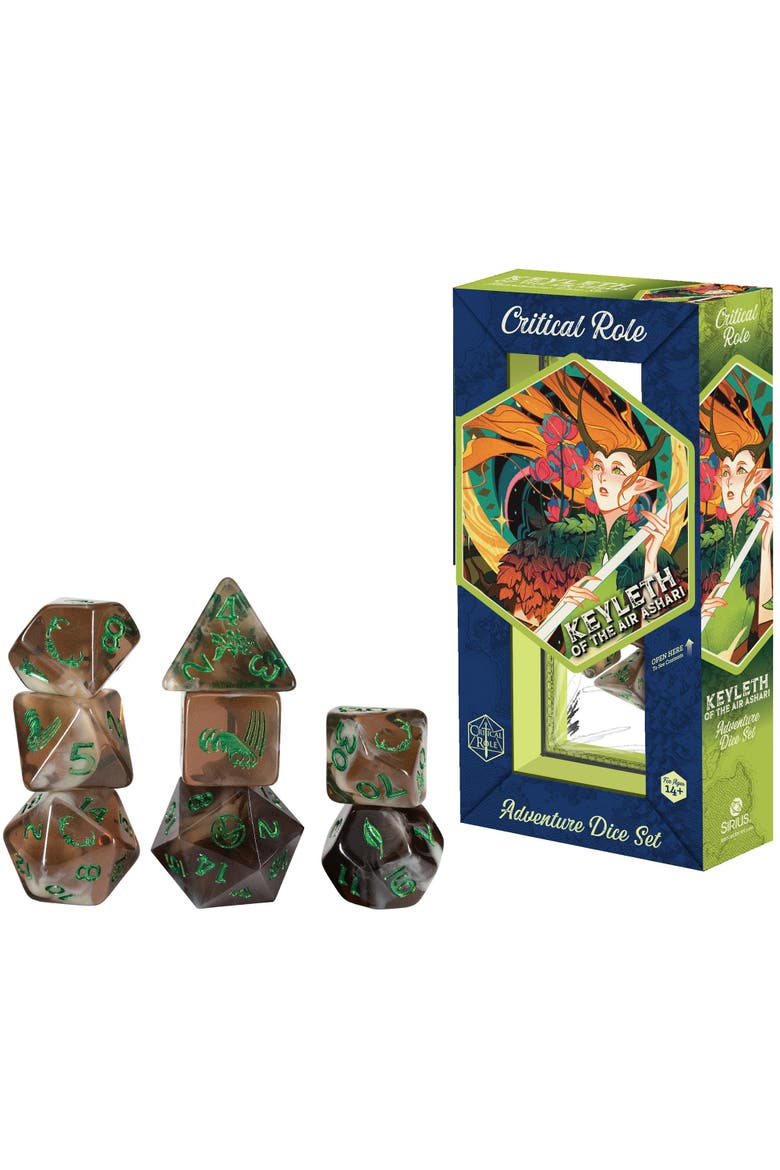 Keyleth 8pc RPG Set, Main, color, Multicolored