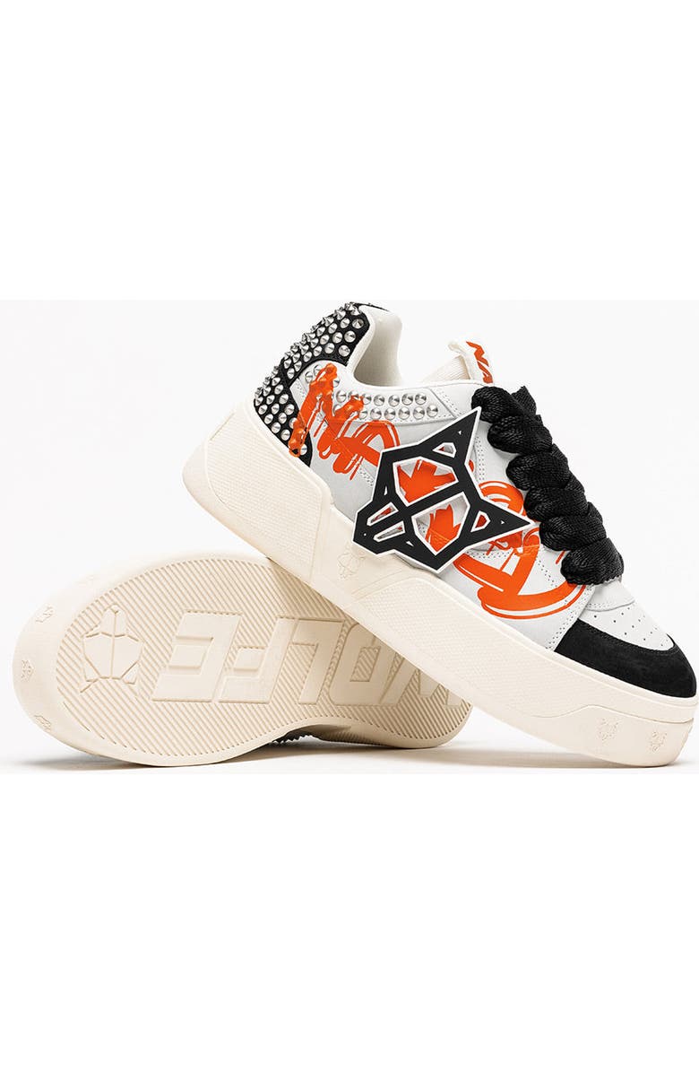 Naked Wolfe Kosa Sneaker, Main, color, Black/Orange