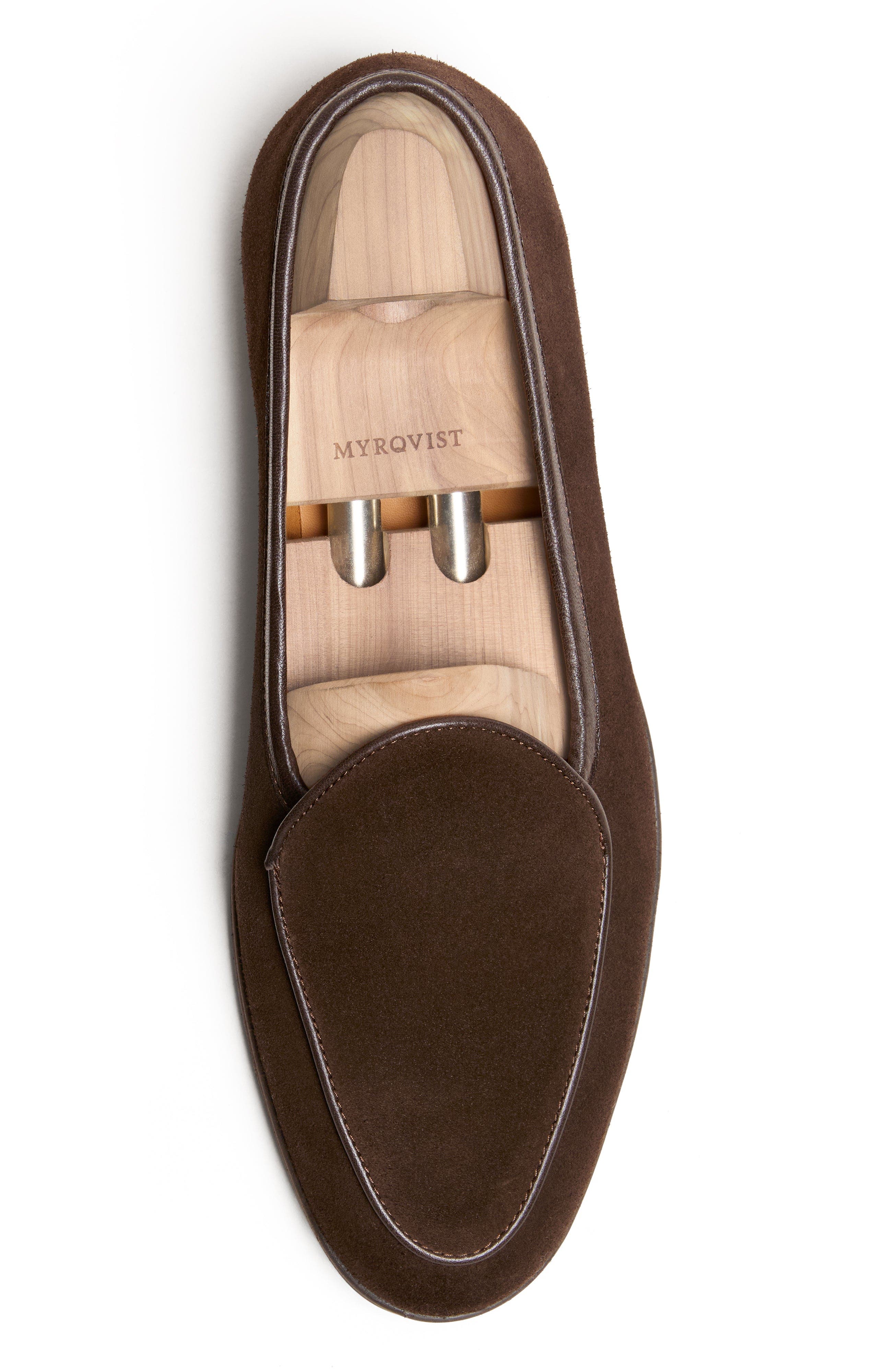 Myrqvist Ängby Walker Loafers, Alternate, color, Dark Brown