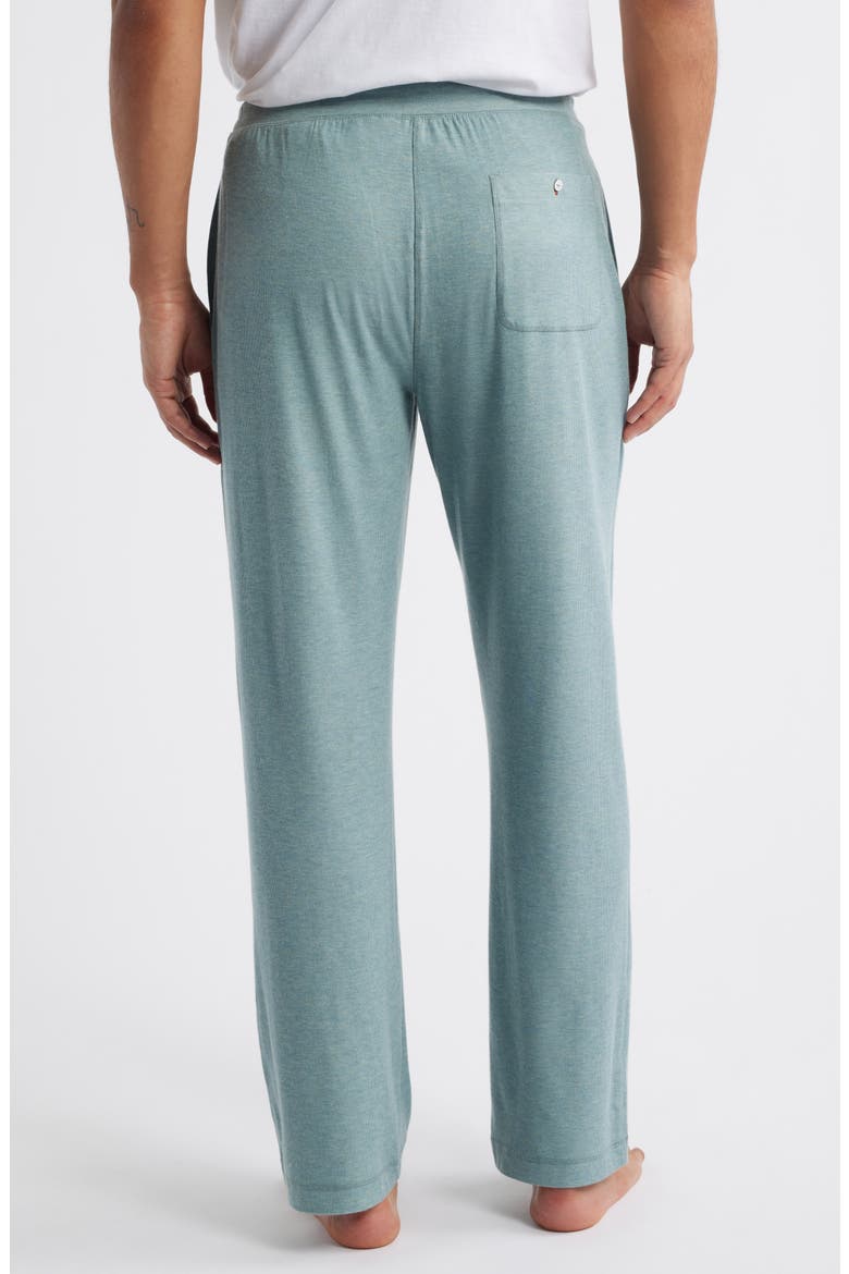 Ribbed Rayon Blend Drawstring Pajama Pants, Alternate, color, PISTACHIO