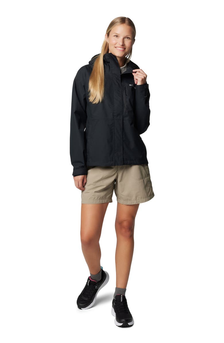 Columbia Hikebound II Waterproof Jacket, Alternate, color, Black