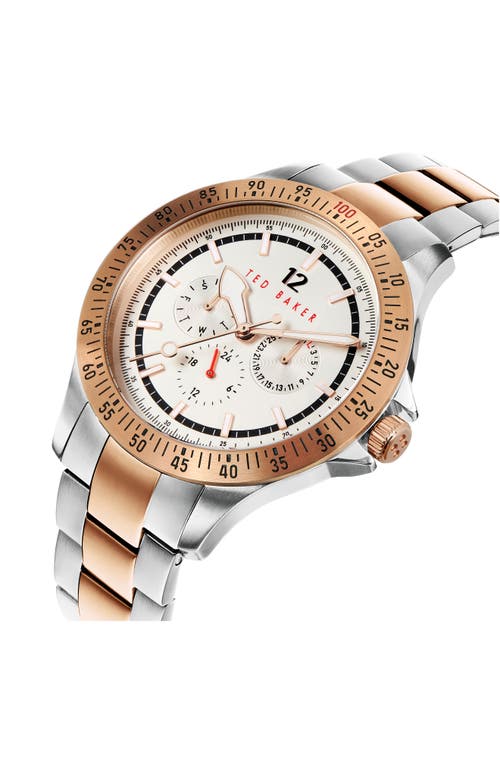 Ted Baker London Northn Two-tone Bracelet Watch, 43mm