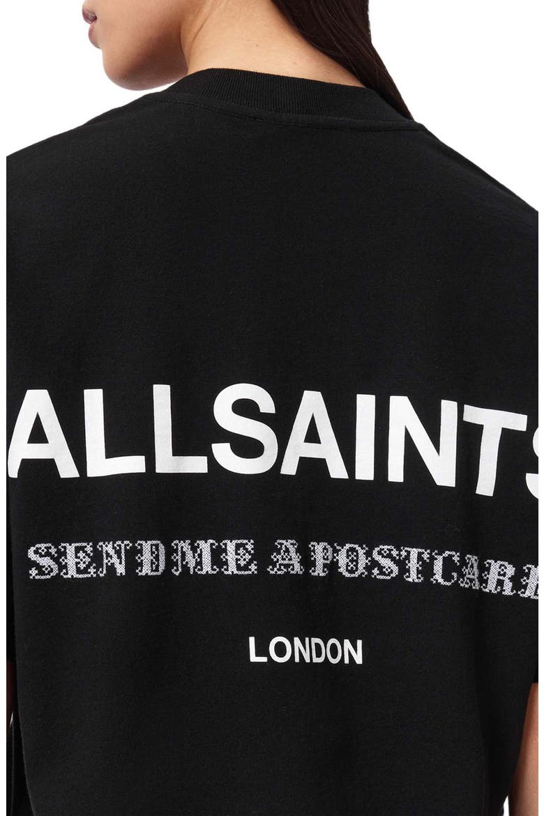 Dreamer Etta Oversize Cotton Graphic T-Shirt, Alternate, color, BLACK