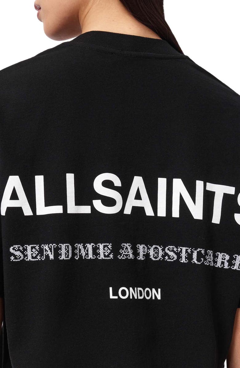 AllSaints Dreamer Etta Oversize Cotton Graphic T-Shirt, Alternate, color, 