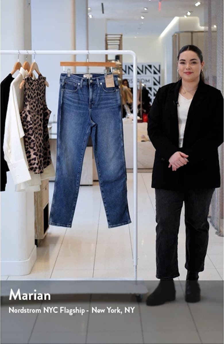 High Waist Stovepipe Jeans, sales video thumbnail