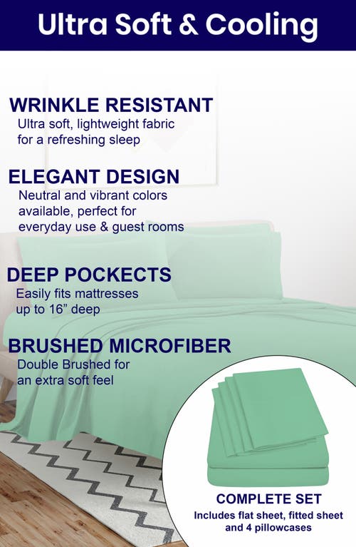 Luxury Home Bright Deep Pocket Premium Sheet Set