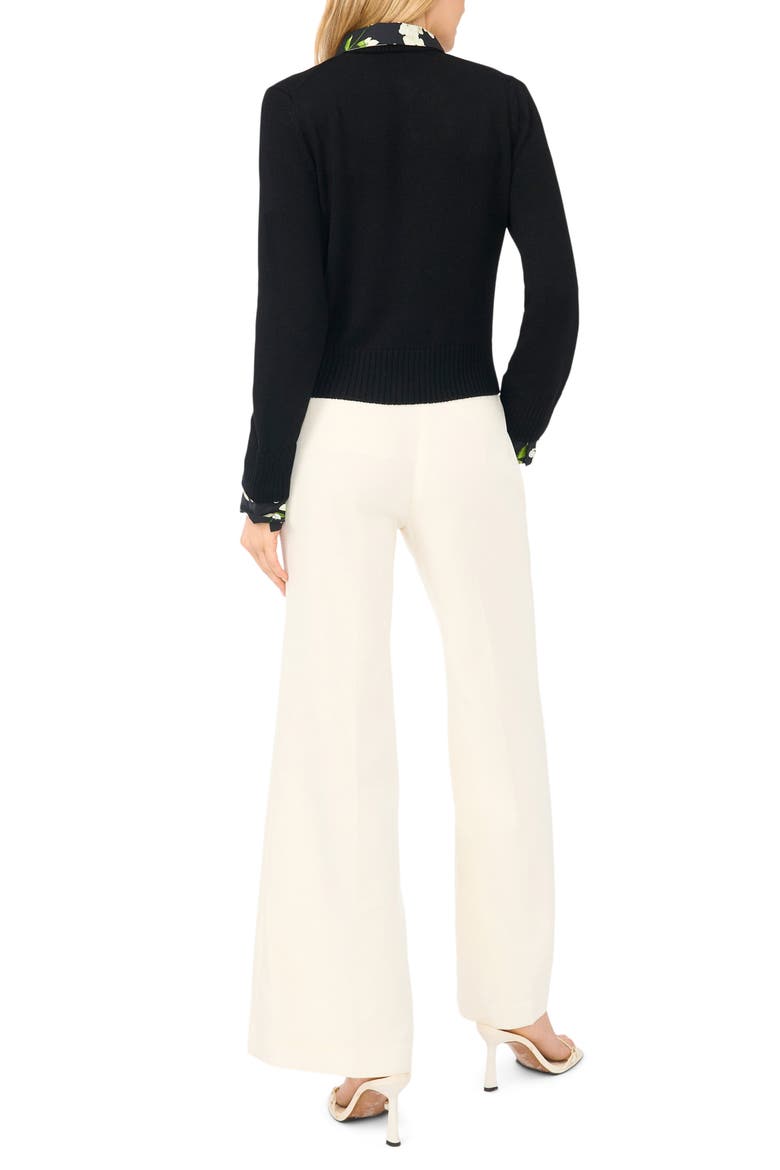 Hebe Twofer Cardigan, Alternate, color, RICH BLACK
