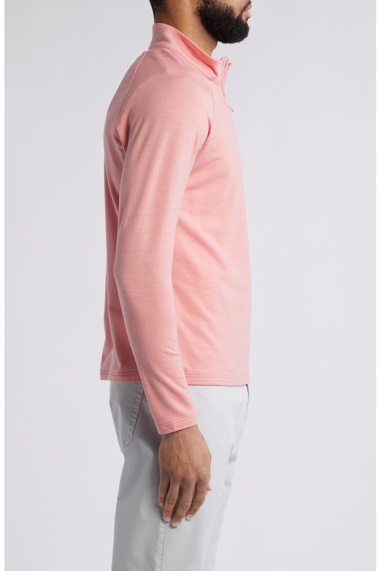 Crown Crafted Excursionist Flex Quarter Zip Pullover, Alternate, color, PINK CREPE