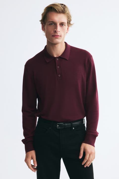 Regular-fit Knit Polo Shirt