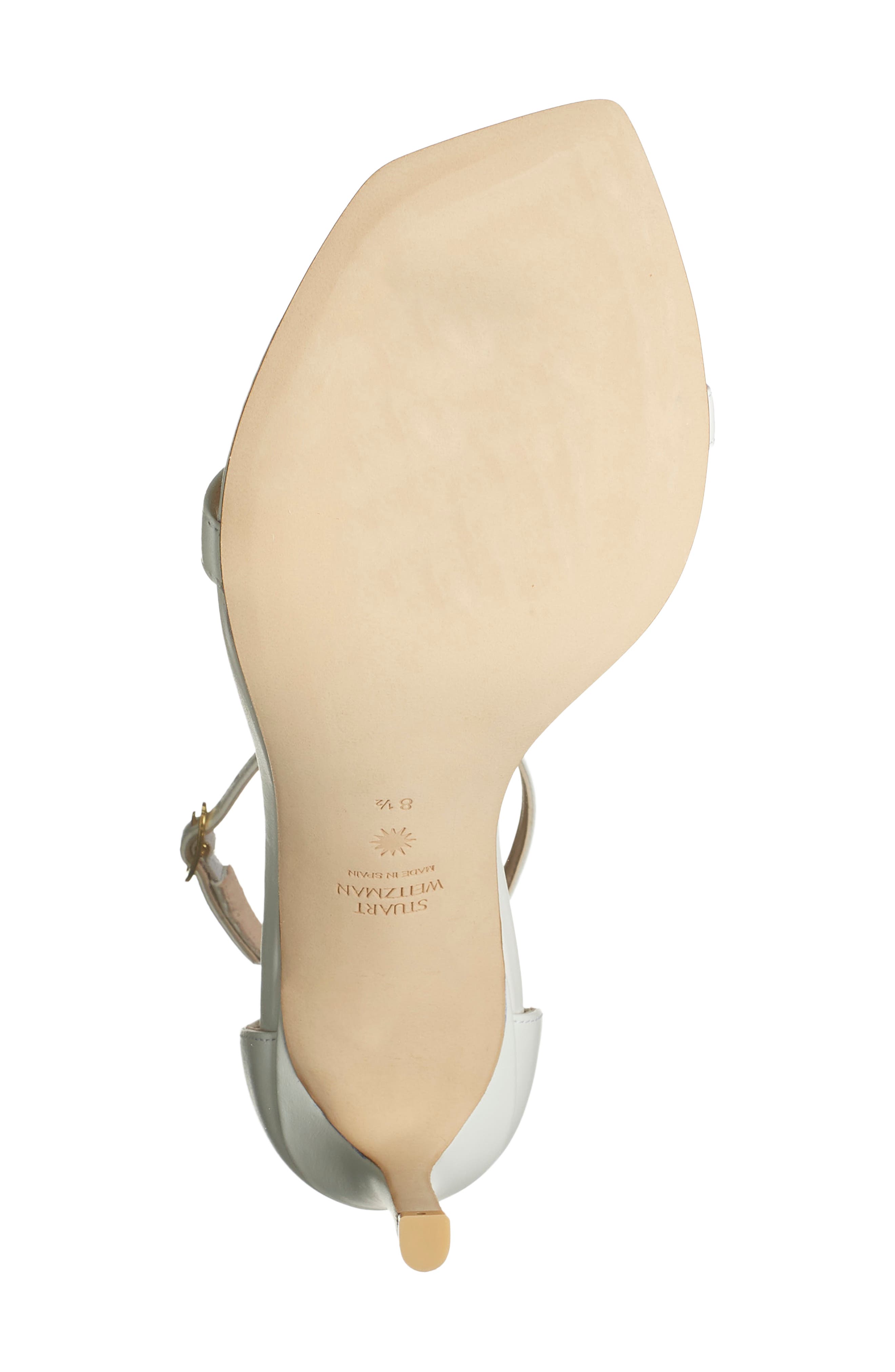 Amelina Heeled Sandal, Alternate, color, WHITE