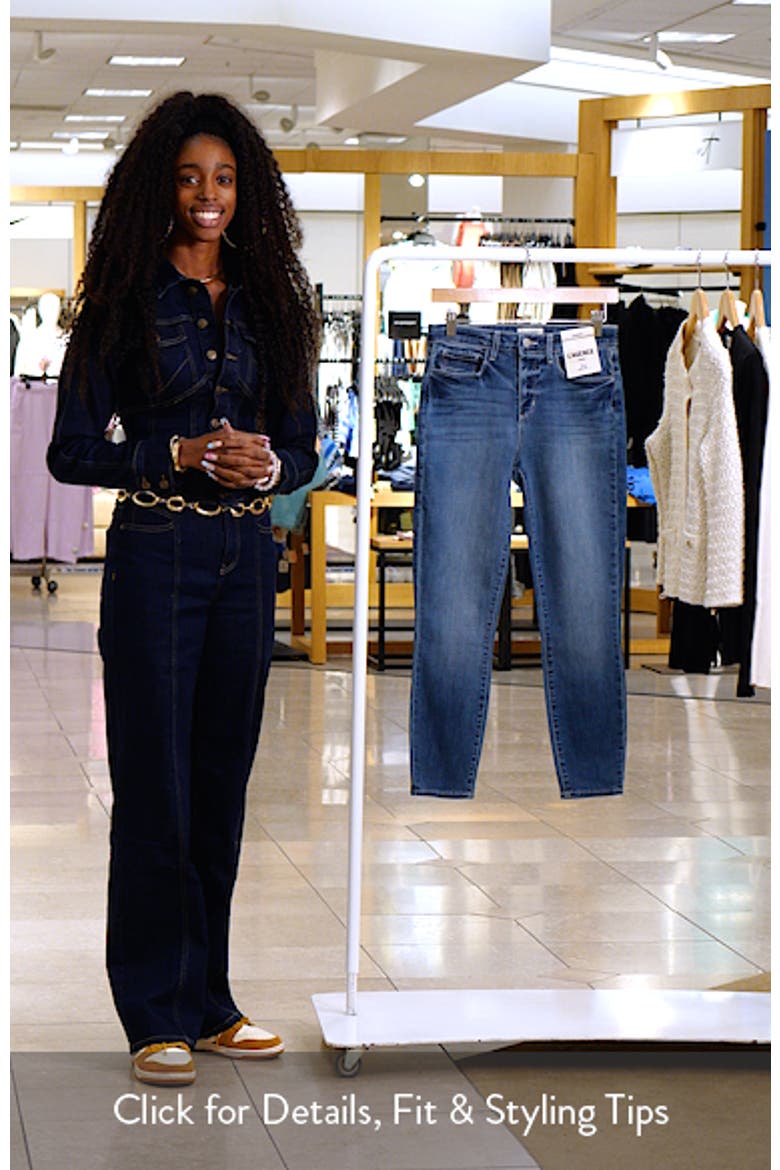 Margot High Waist Crop Skinny Jeans video