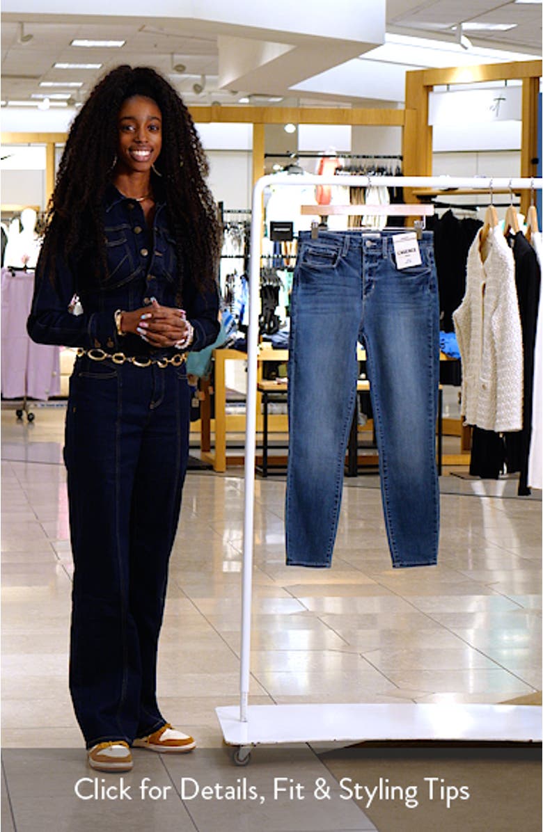 Margot High Waist Crop Skinny Jeans, sales video thumbnail