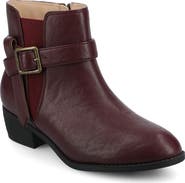 Journee Collection Devina Buckle Boot - Wide Width Available