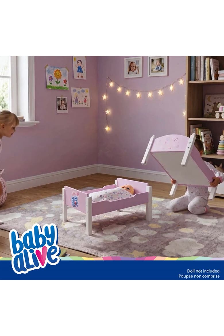 Baby Alive Wooden Doll Bunk Bed, Alternate, color, Multicolored