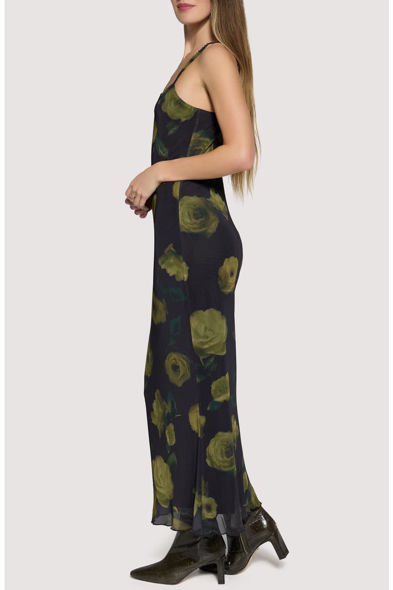 Nocturnal Blooms Maxi Dress, Alternate, color, BLACK-FLORAL