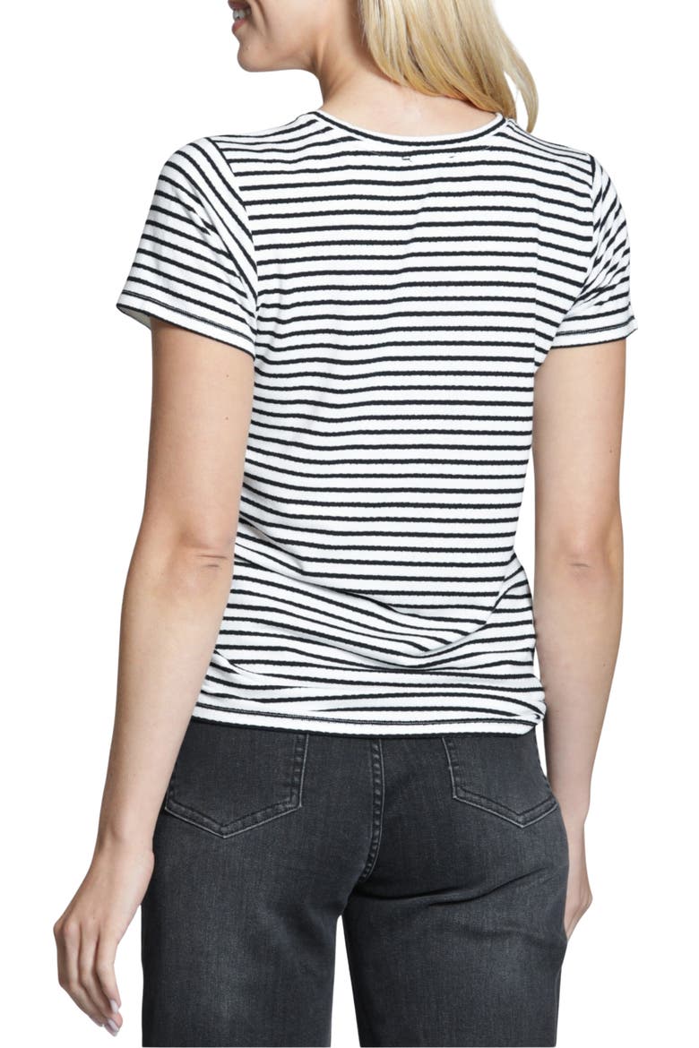 Stripe Crewneck T-Shirt, Alternate, color, WHITEBLACK STRIPE