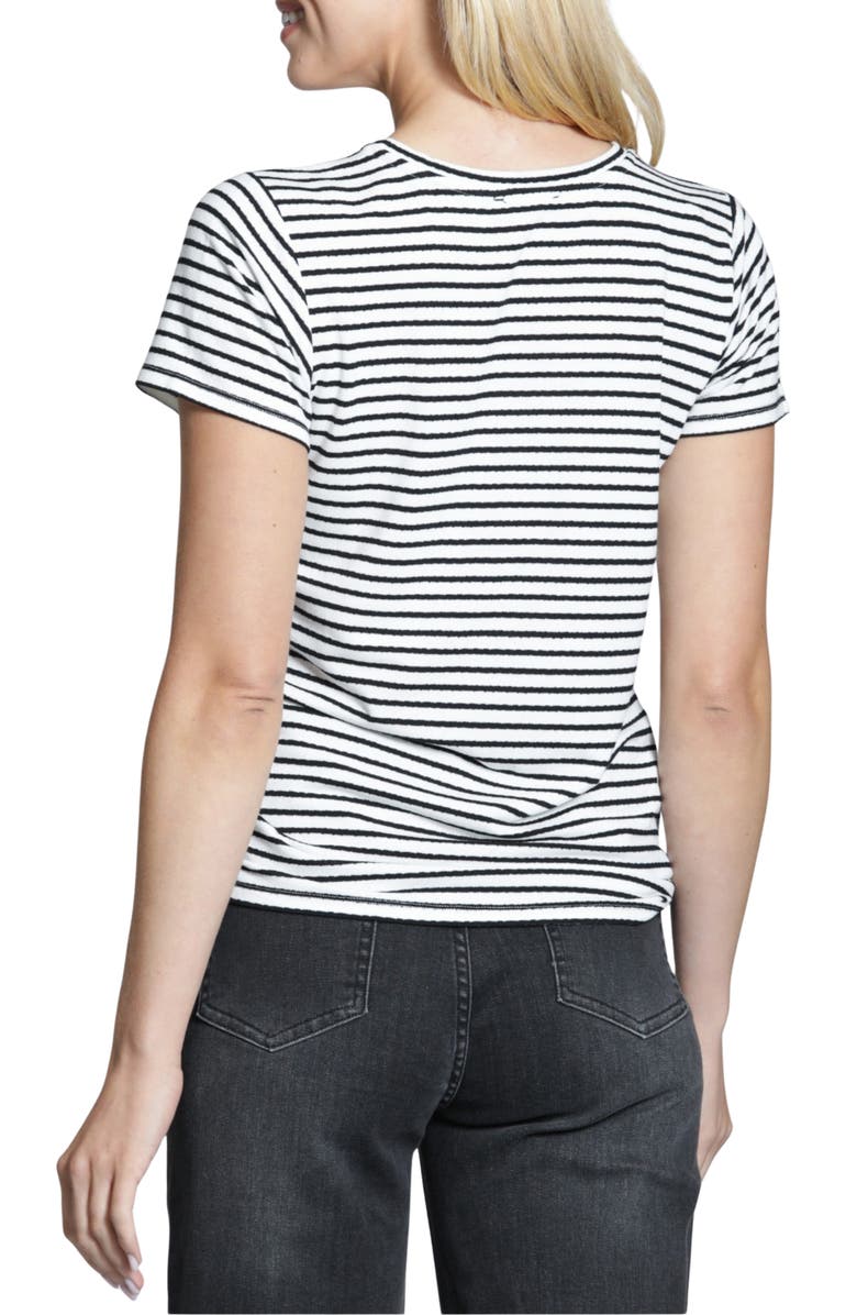 APNY Stripe Crewneck T-Shirt, Alternate, color, Whiteblack Stripe