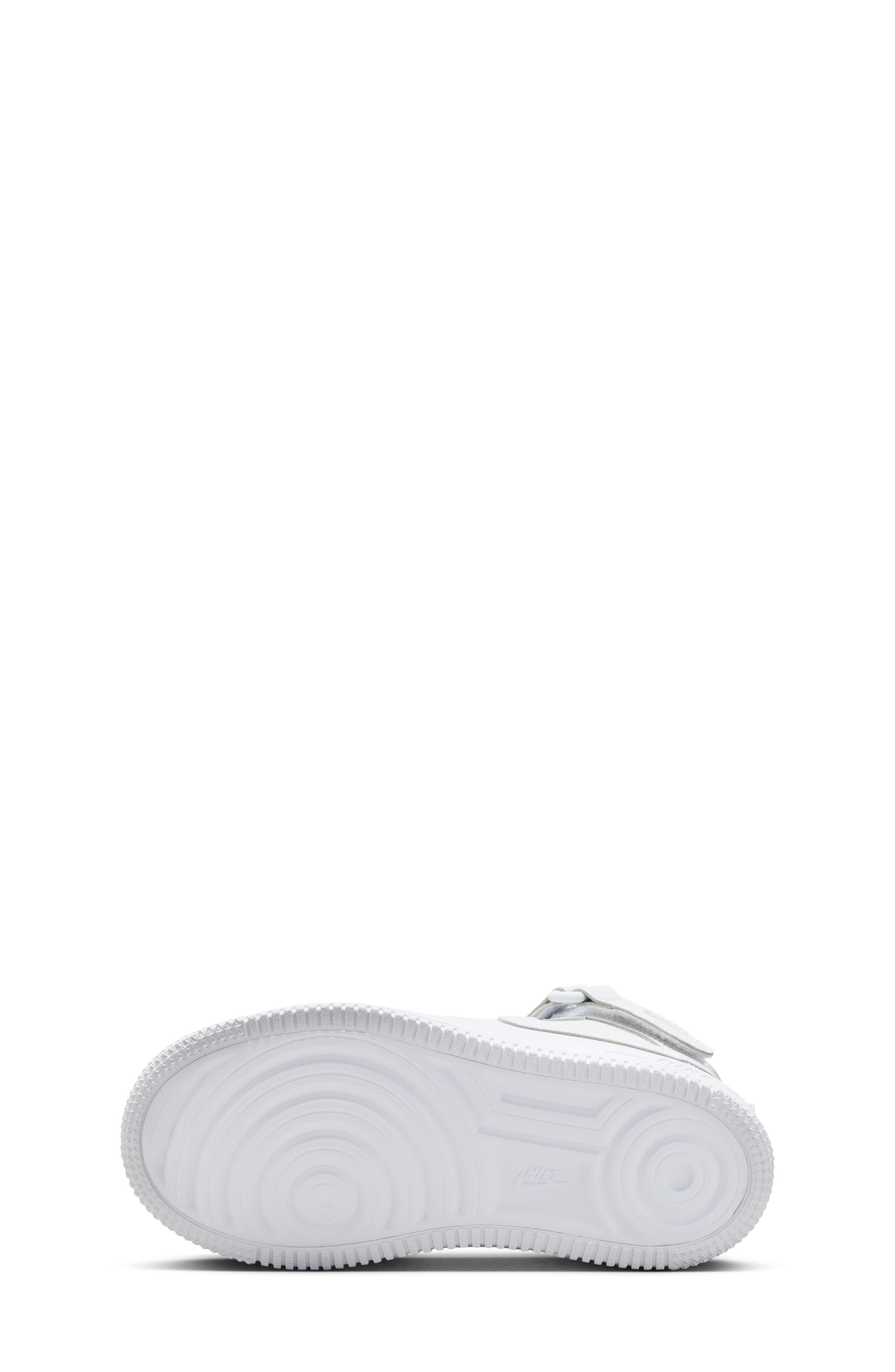 Force 1 Mid EasyOn Sneaker, Alternate, color, WHITE/ WHITE/ WHITE