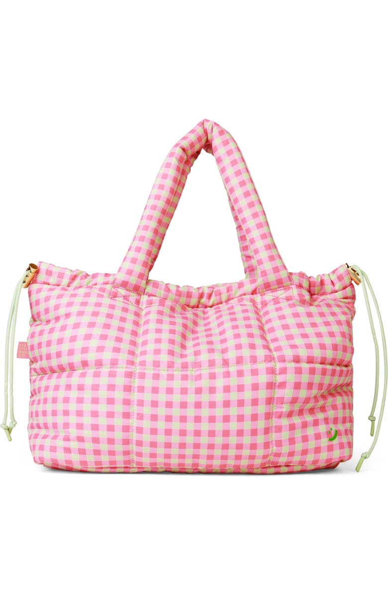 The Somewhere Co Watermelow Sugar Marshmallow Midi Tote Bag, Main, color, Watermelon Sugar