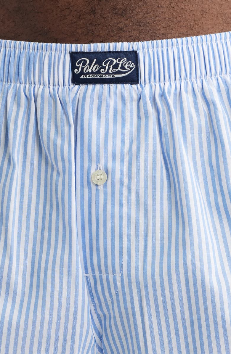 Polo Ralph Lauren Stripe Woven Cotton Boxers, Alternate, color,