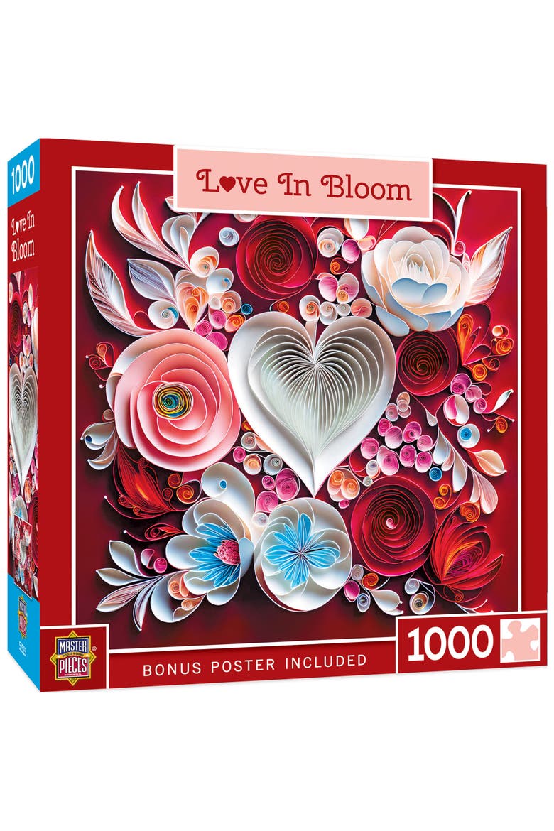 Love in Bloom 1000 Piece Jigsaw Puzzle, Main, color, Multicolor