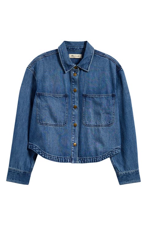Women's Crop Top Denim Tops | Nordstrom Women's Crop Top Denim Tops | Nordstrom