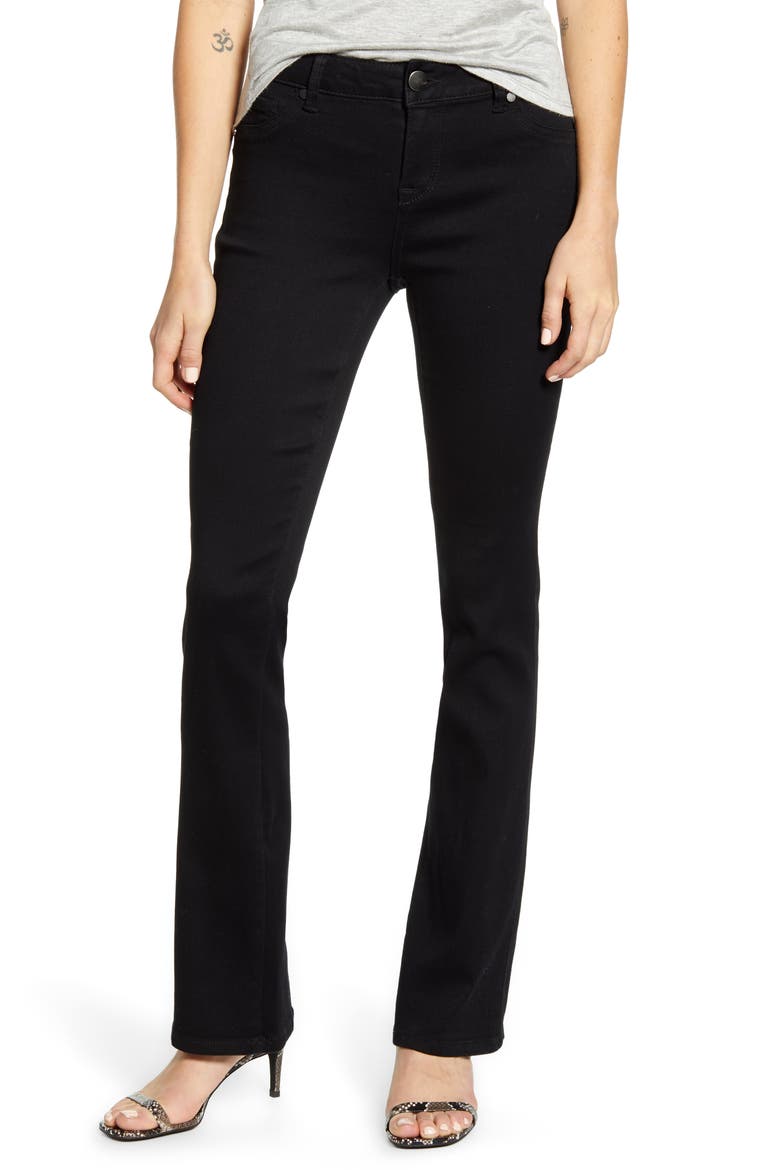 Butter Slim Fit Bootcut Jeans, Main, color, BLACK
