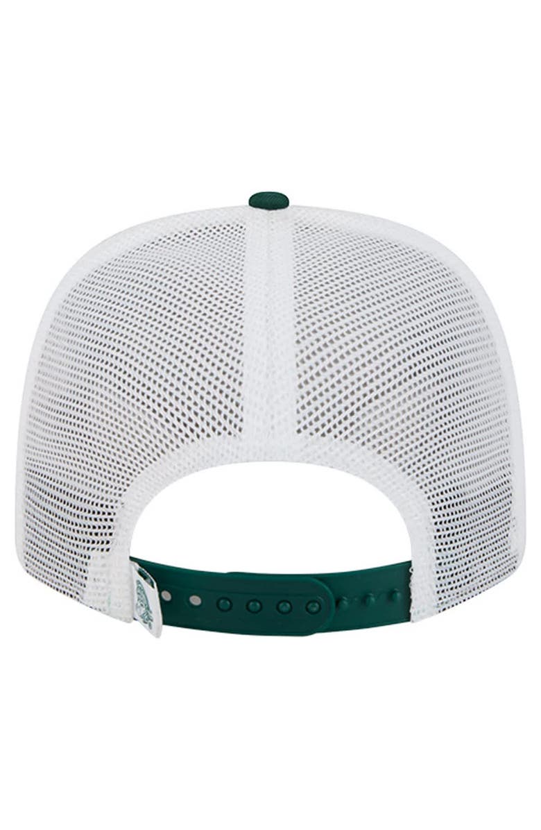 New Era Men's New Era  Green Michigan State Spartans Team 9SEVENTY COOLERA Trucker Adjustable Hat, Alternate, color, Green
