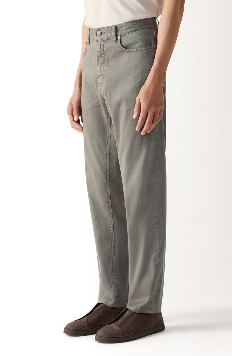 ZEGNA Slim Fit Jeans, Main, color, Dark Taupe