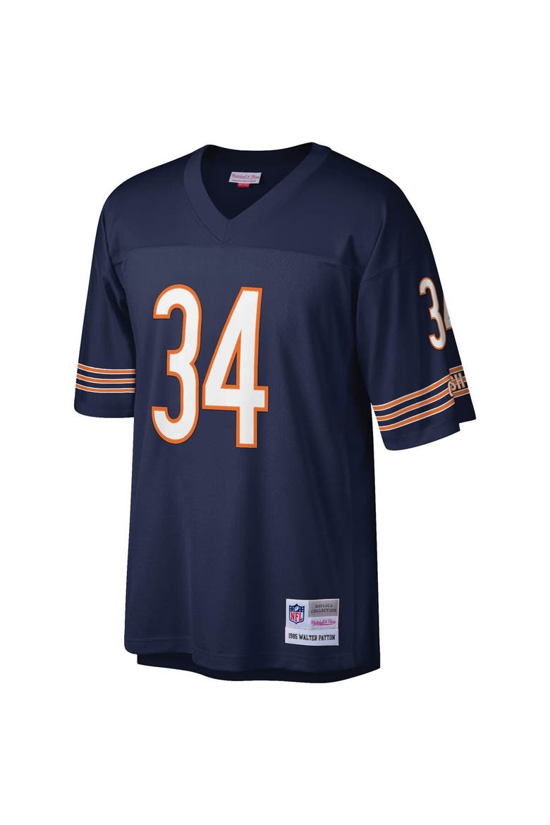 Men's Mitchell & Ness Walter Payton Navy Chicago Bears Legacy Replica Jersey, Alternate, color, Navy