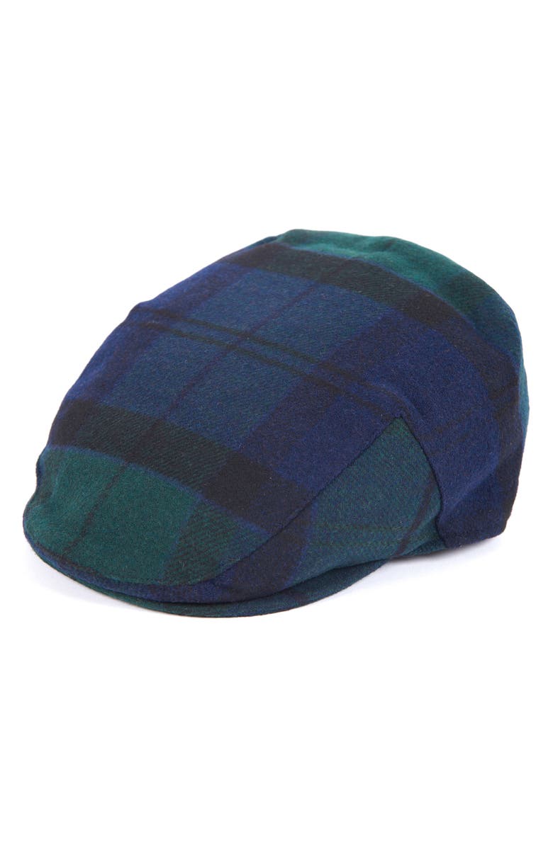 Barbour Gallingale Tartan Flat Cap, Main, color,