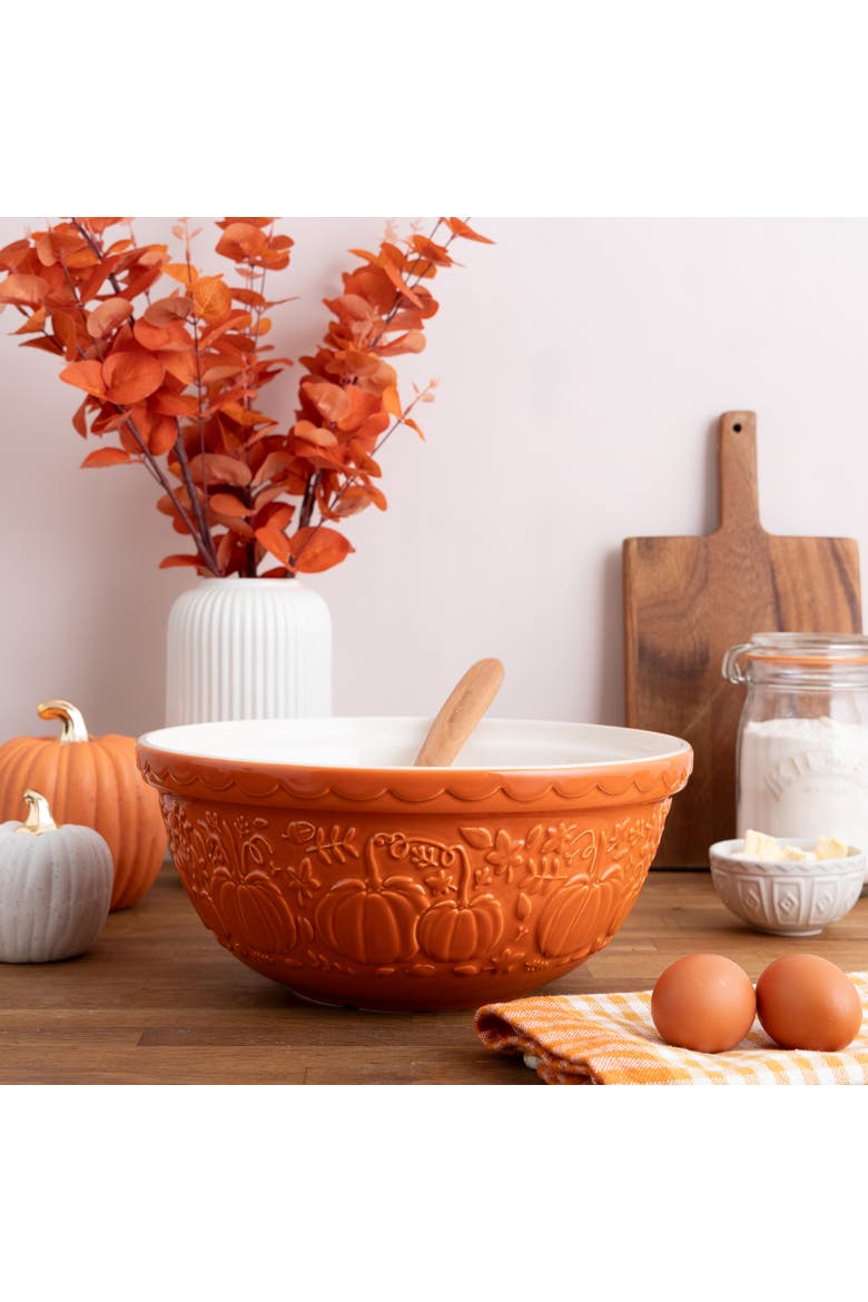 Pumpkin Mixing Bowl, Alternate, color, Pumpkin