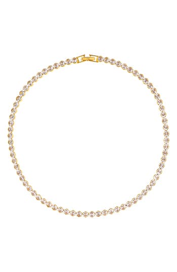 Rivka Friedman Cubic Zirconia Tennis Necklace