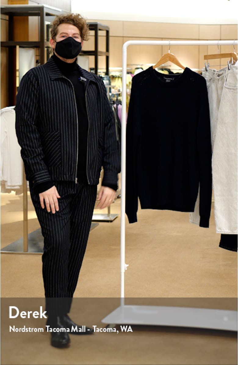 Men's Ribbed Crewneck Sweater, sales video thumbnail