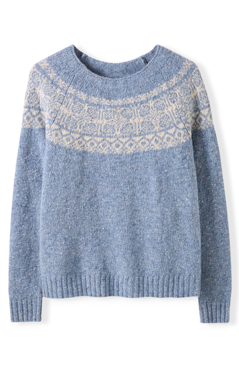 Celtic & Co. Donegal Fair Isle Yoke Sweater, Alternate, color,