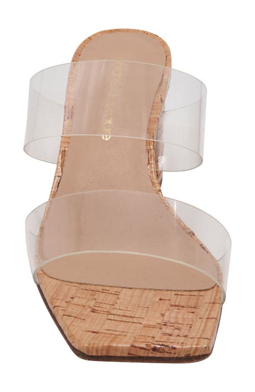 Andre Assous Women's Didi Square Toe Slip On High Heel Sandals - Exclusive In Clear