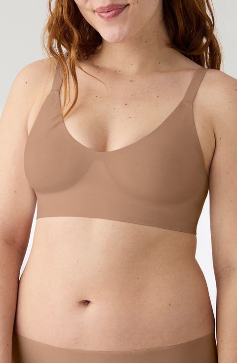 Soft Form V-Neck Adjustable Strap Bralette (Regular & Plus Size)