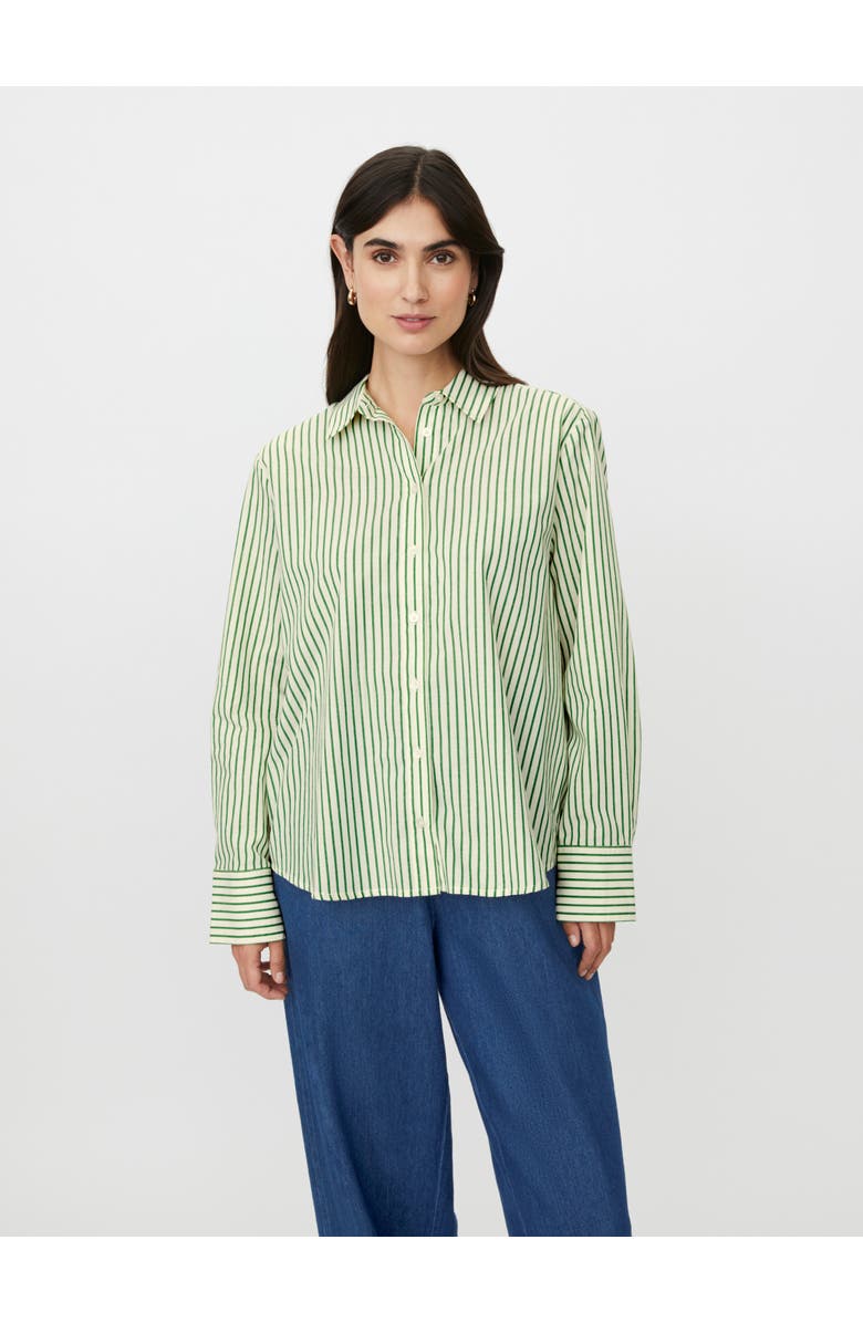Masai Copenhagen MaIryelle Striped Shirt, Main, color, Mint Green