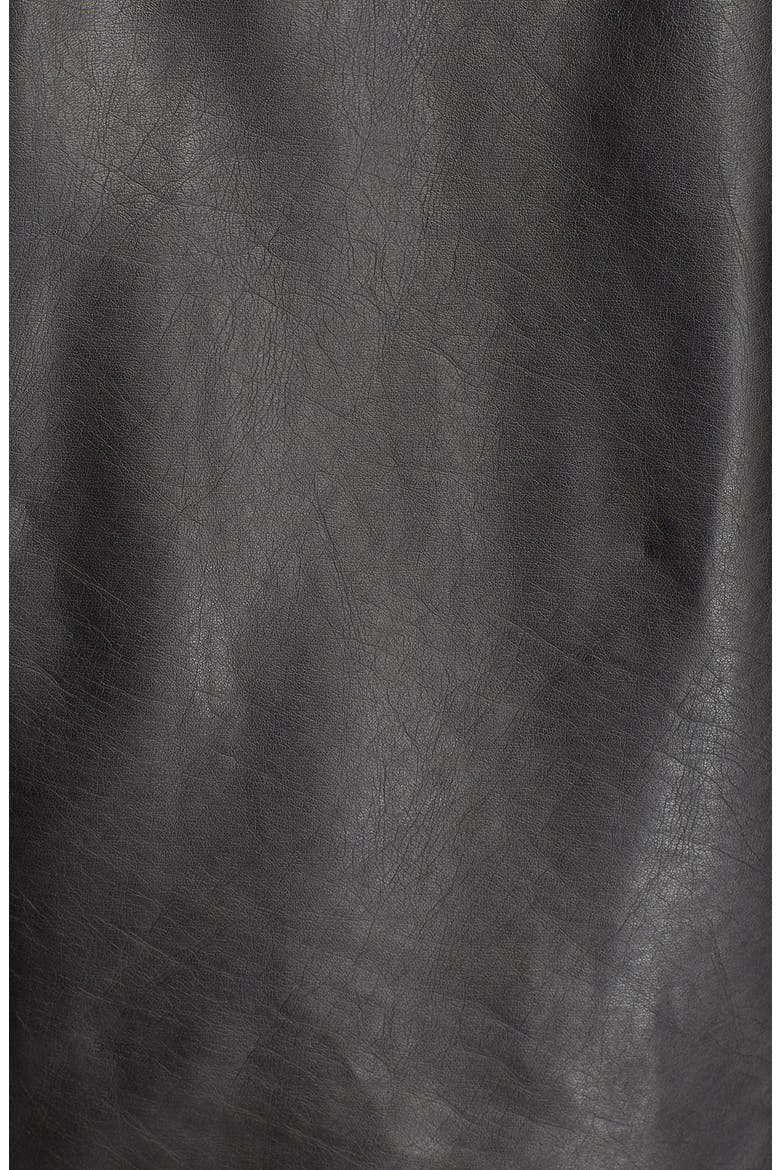 'Exclusive' Faux Leather Jacket, Alternate, color, BLACK