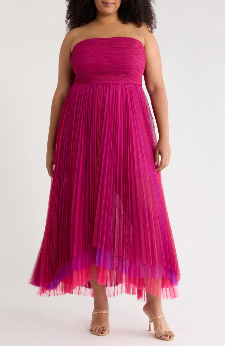 Chelsea28 Tulle Party Dress, Main, color, Pink Combo