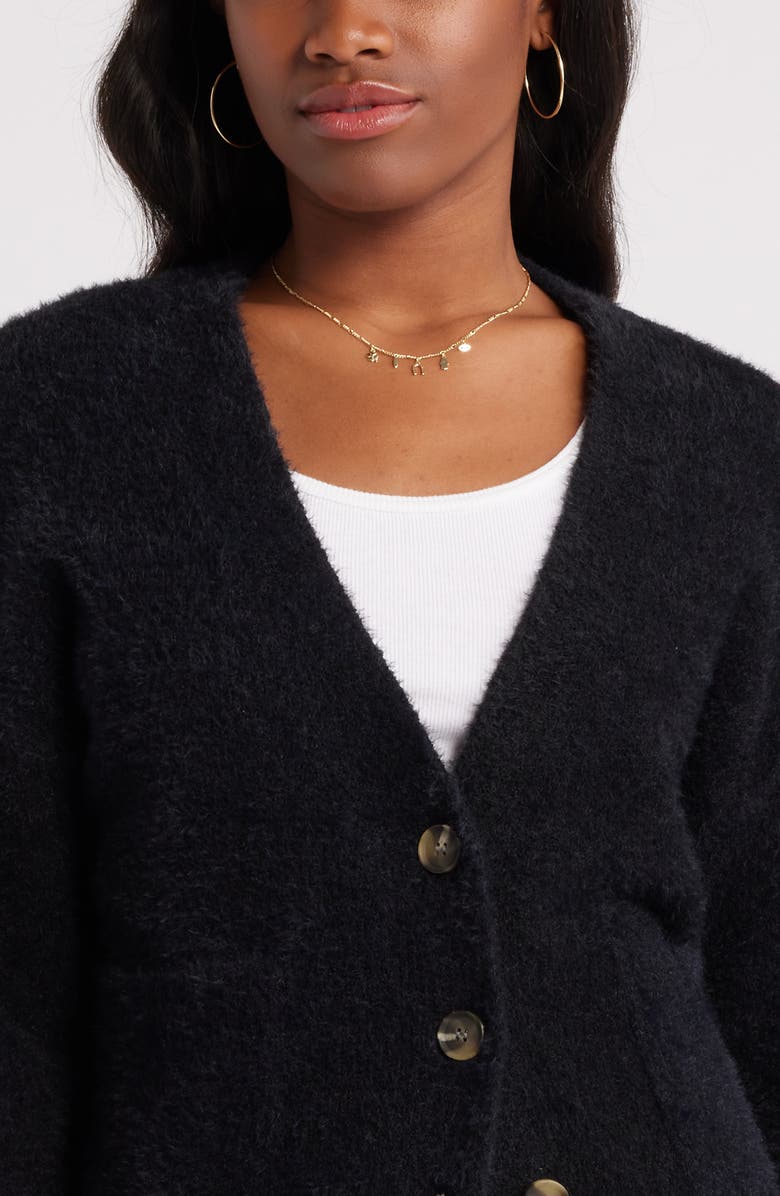 BP. Fuzzy Cardigan, Alternate, color,