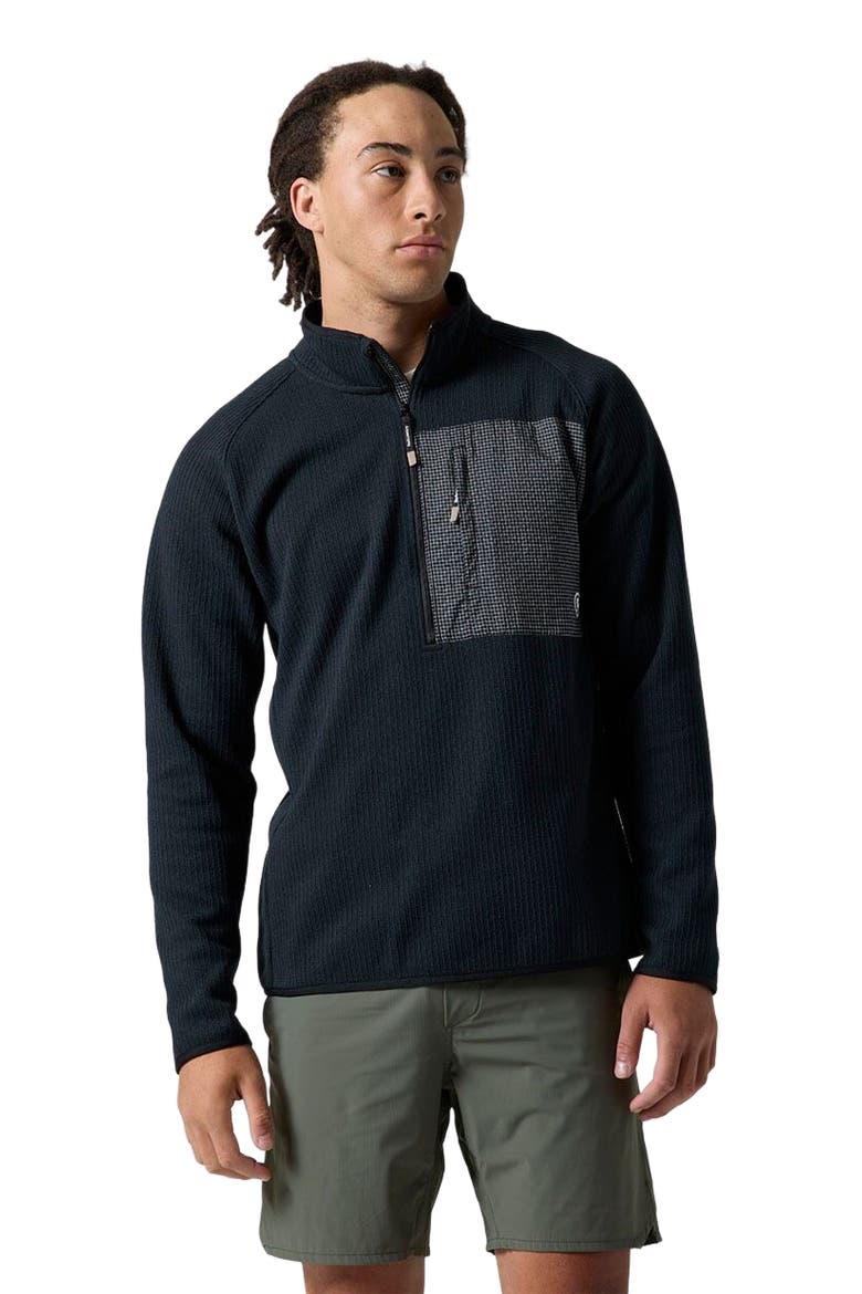 Wander Sweater Fleece 1/2-Zip - Men's, Main, color, Black