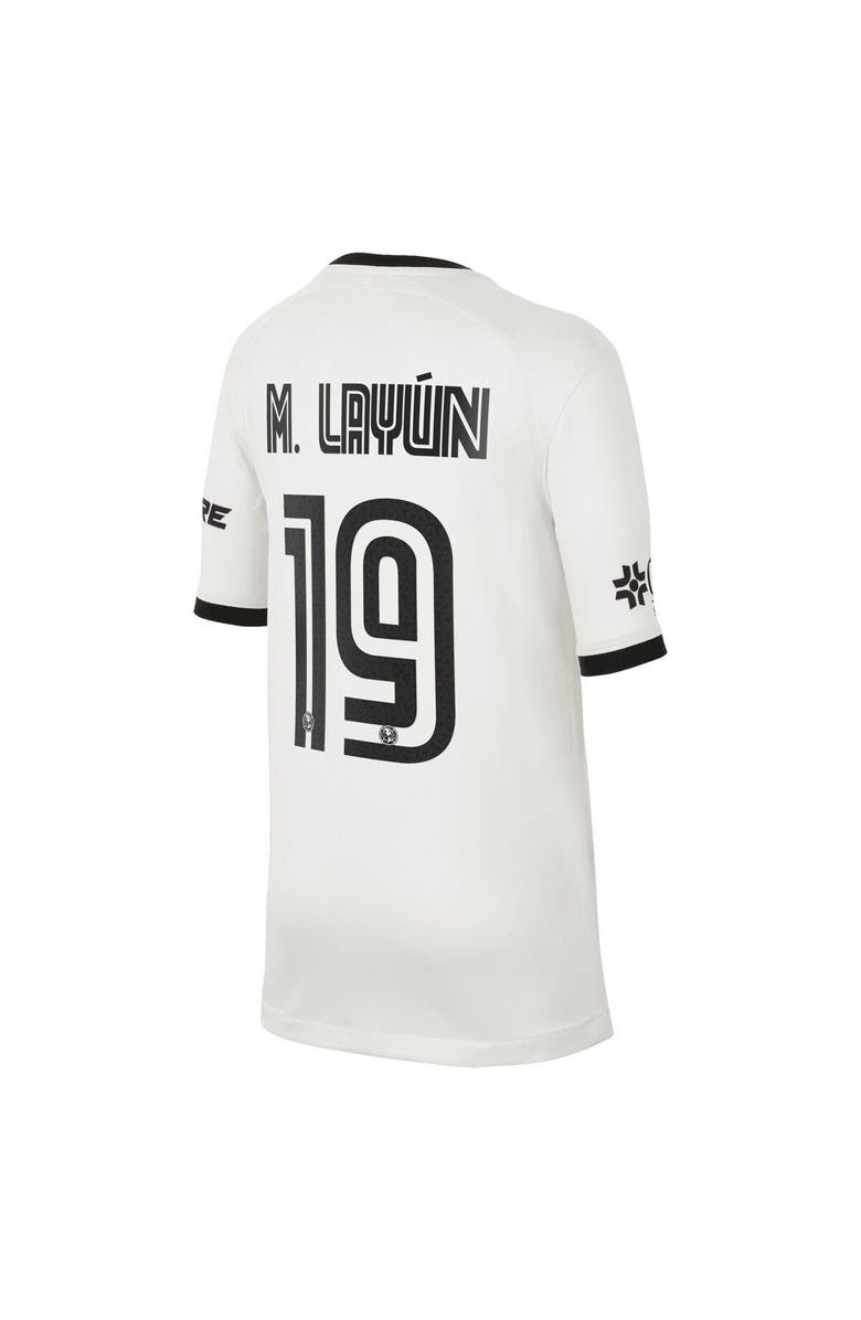 Nike Youth Nike Miguel Layun White Club America 2022/23 Third Replica Jersey, Alternate, color,