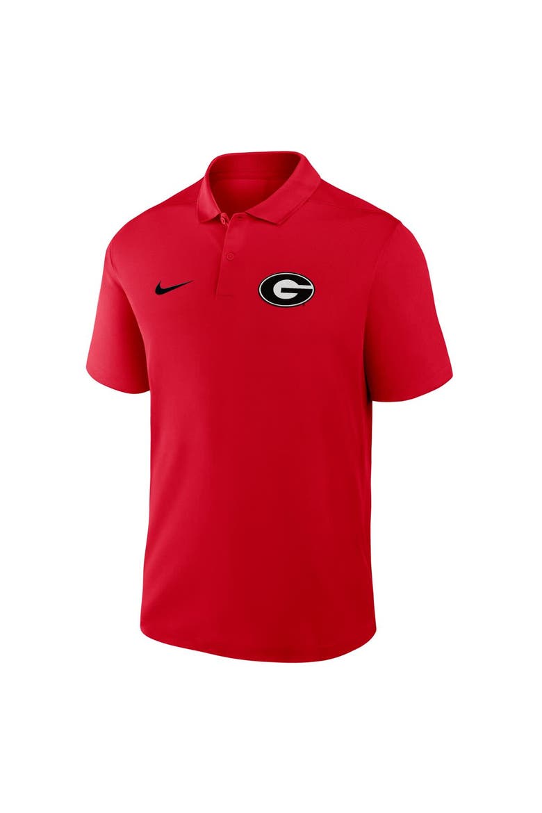 Men's Nike Red Georgia Bulldogs Primetime Victory Primary Logo Performance Polo, Alternate, color, Red